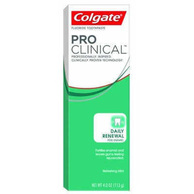 Colgate® PRO CLINICAL™ DAILY RENEWAL FOR ENAMEL Toothpaste Refreshing Mint