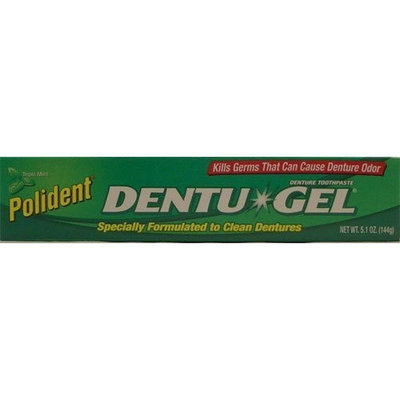 Polident Dentu-Gel Toothpaste, Triple Mint 5.1 oz (144 g)