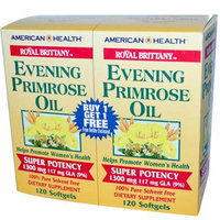 American Health Royal Brittany Evening Primrose Oil Twin Pack 1300 mg 120+120 Softgels