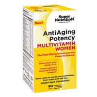 Super Nutrition AntiAging Women's Multivitamins, Tablets, 90 ea