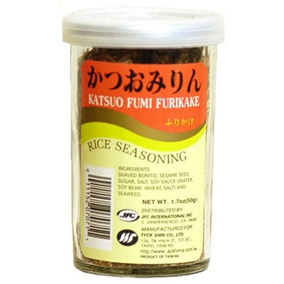 JFC Katsuo Fumi Furikake Rice Seasoning, 1.7-Ounce Jars (Pack of 4)