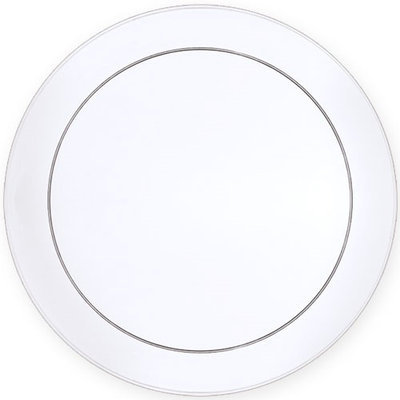 King Zak Ind Lillian Tablesettings 13294 D'Vine 9 in. Buffet Plate Clear Buffet - 360 Per Case