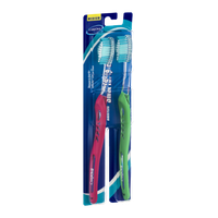 CareOne SmartGrip Contour Toothbrushes Medium - 2 CT