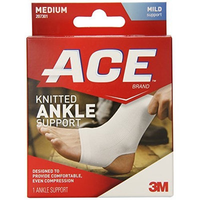 ACE Knitted Ankle Support, Medium, 1 Count