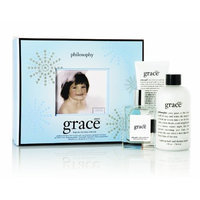 Philosophy Pure Grace Layering Set (Shampoo/Bath/Shower Gel 8 Ounce, Body Butter 2 Ounce, Spray Fragrance 2 Ounce)