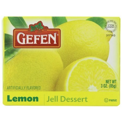 Gefen Jello Lemon, 3-Ounce (Pack of 24)
