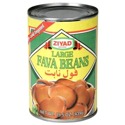 Ziyad Beans Fava Large (Bagilla), 15-Ounce (Pack of 6)