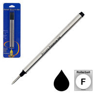 Pk/2 Private Reserve Montblanc Compatible Rollerball Refills, Black Fine