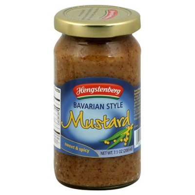 Hengstenberg Mustard in Glass Jar - Bavarian (Sweet & Spicy) (7.1 ounce)