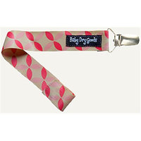 Baby Dry Goods 030-25 Pink-Tan Pinwheels Pacifier Clip