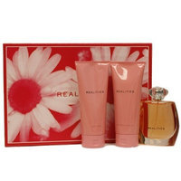 Realities By Realities Cosmetics For Women. Gift Set ( Eau De Parfum Spray 3.4 Oz + Body Lotion 6.7Oz + Shower Gel 6.7 Oz )