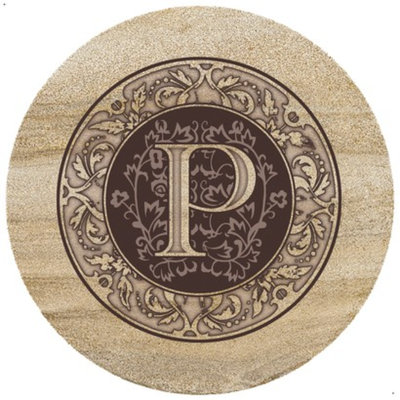 ThirtyStone Coasters Monogram P Trivet