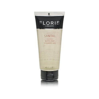 Floris Eau de Santal by Floris London for Men 6.8 oz Foaming Bath and Shower Gel