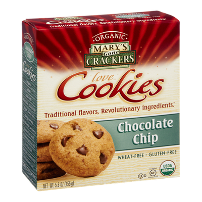 Mary's Gone Crackers Organic Love Chocolate Chip Cookies