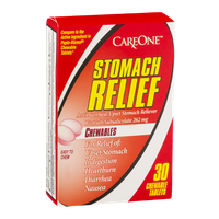 CareOne Stomach Relief Chewable Tablets - 30 CT