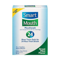 Smart Mouth Mouthwash 24 8oz Mint Flavor