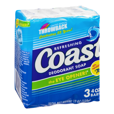 Coast Soap Bars - 3 CT