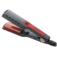 Conair S3CS Instant Heat Ceramic Wet-Dry Straightener, Black/Red, 2 Inch