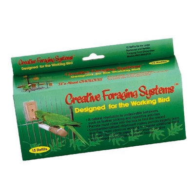 Caitec Bird Toys Caitec- Bird Toys 020-00660 Caitec Foraging System Small Refill 15 Day Supply