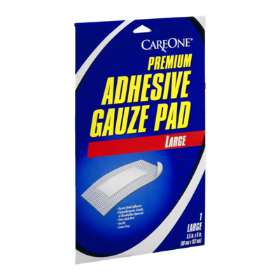 Careone Premium Adhesive Gauze Pad Large