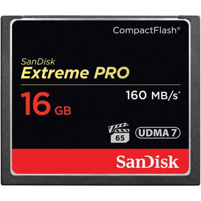 Sandisk 16GB Extreme Pro Compact Flash Card - 160MB/s