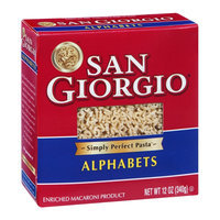 San Giorgio Enriched Macaroni Product Alphabets