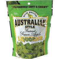 Wiley Wallaby Green Apple Licorice Candy 10 Ounce Bag Pack of 10
