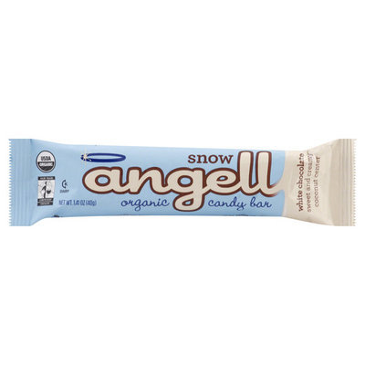 Angell Candy Bar, Organic, White Chocolate, Snow - 1.41 oz