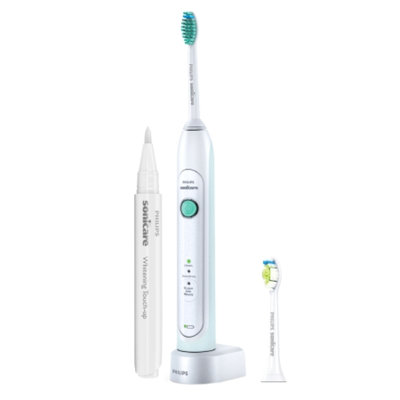 Philips Sonicare HX6731/34 HealthyWhite Electric Toothbrush, Bonus Pack