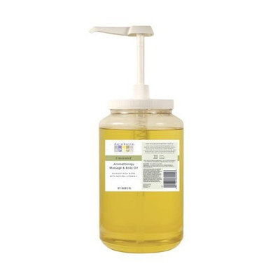 Aura Cacia Unscented Massage Oil, 1 gallon (Pack of 4)