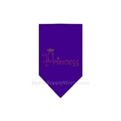 Ahi Princess Rhinestone Bandana Purple Small