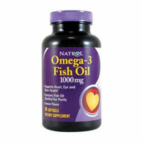 Natrol Omega-3 Fish Oil Lemon 1000 mg 90 Softgels