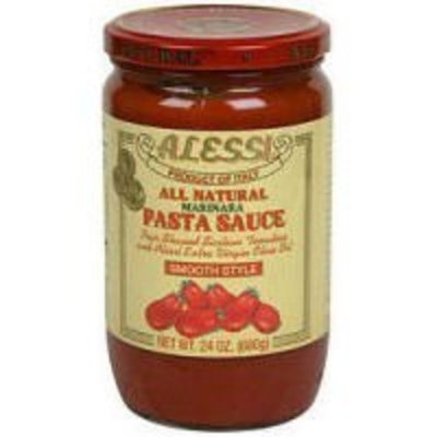Alessi Smooth Marinara Pasta Sauce, 24 Ounce -- 6 per case.