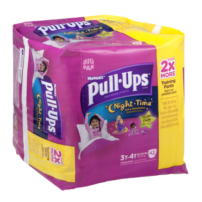 Pull-ups Night Time Training Pants Disney Glow in The Dark for Girls 3T-4T