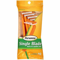 Personna Single Blade Shaver For Sensitive Skin Razors