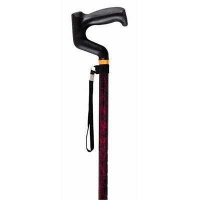 Medbasix Pillow Grip Single Point Cane Color: Red