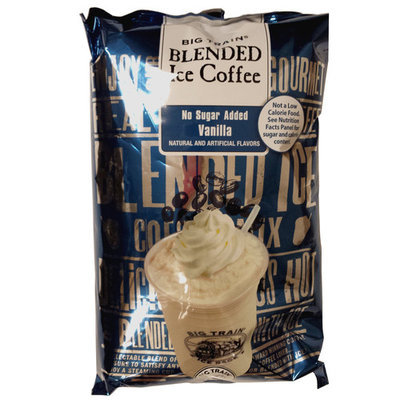Big Train No Sugar Added Vanilla Blended Ice Coffee Mix - 3.5 lb. Bag