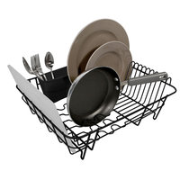 Hms Manufacturing Home Logic Black Large Dish Drainer - HMS MFG. CO.