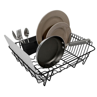 Hms Manufacturing Home Logic Black Large Dish Drainer - HMS MFG. CO.