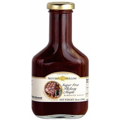 Nature's Hollow Hickory Maple Sugar Free BBQ Sauce Sweetened with Xylitol 10 oz bottle