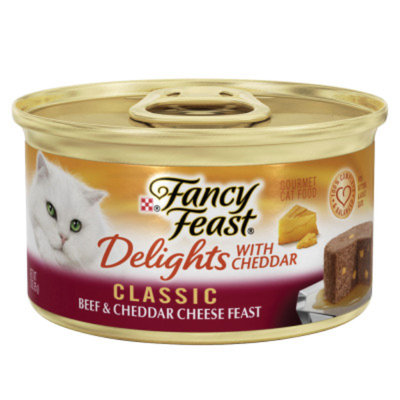 Fancy Feast® Delights With Cheddar Wet Cat Food Classic Beef & Cheddar Cheese