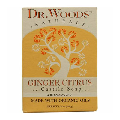 Dr. Woods Castile Bar Soap Ginger Citrus 5.25 oz