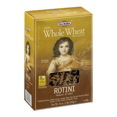 Gia Russa 100% Whole Wheat Rotini