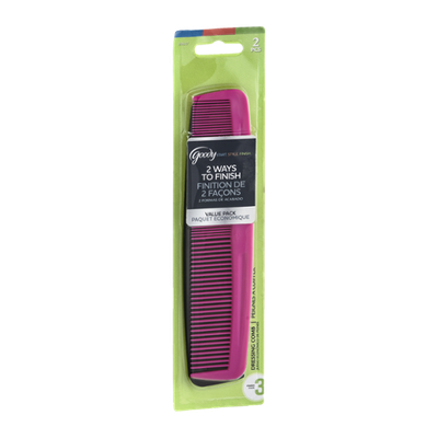 Goody Dressing Comb 2 Ways To Finish - 2 CT