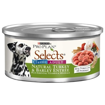 PRO PLAN® SELECTS™ Classic Adult Natural Turkey & Barley Entree