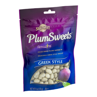 Sunsweet PlumSweets Amazins Diced Dried Plums Dipped in Greek Style Yogurt
