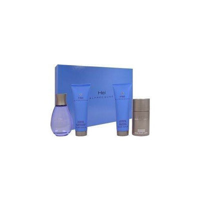 Hei by Alfred Sung for Men - 4 pc Gift Set 3.4 oz EDT Spray, 2.5 oz After Shave Gel, 2.6 oz Deodorant Stick, 2.5 oz Refreshing Shower Gel