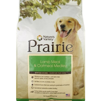 Prairie Lamb Meal & Oatmeal Medley Dry Dog Food by Nature's Variety, 15-Pound Bag