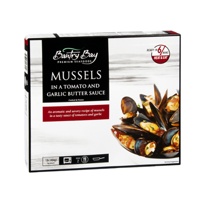 Bantry Bay Premium Seafoods Mussels in a Tomato & Garlic Butter Sauce
