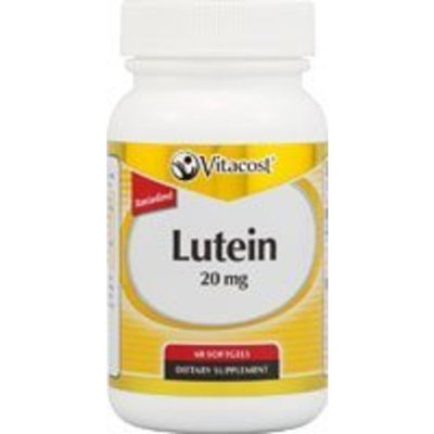 Vitacost Brand Vitacost Lutein 20 mg with Zeaxanthin Featuring FloraGlo Lutein -- 60 Softgels